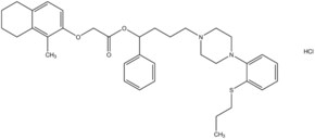 1-phenyl-4-{4-[2-(propylsulfanyl)phenyl]-1-piperazinyl}butyl [(1-methyl-5,6,7,8-tetrahydro-2-naphthalenyl)oxy]acetate hydrochloride AldrichCPR