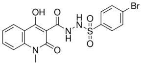 4-BROMO-N'-[(4-HYDROXY-1-METHYL-2-OXO-1,2-DIHYDRO-3-QUINOLINYL)CARBONYL]BENZENESULFONOHYDRAZIDE AldrichCPR