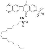 1-HEXADECANESULFONIC (2(3,4-DIMETHOXY-PH)-1-ME-6-SULFO-4-QUINOLYLIDENE)HYDRAZIDE AldrichCPR