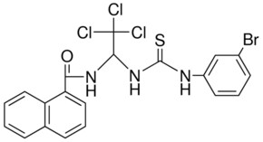 NAPHTHALENE-CARBOXYLIC ACID (1-(3-(BR-PH)-THIOUREIDO)-2,2,2-TRICHLORO-ET)-AMIDE AldrichCPR
