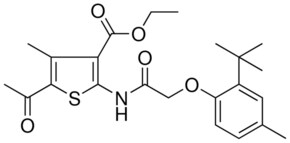 ET 5-AC-2-(((2-TERT-BUTYL-4-ME-PHENOXY)AC)AMINO)-4-METHYL-3-THIOPHENECARBOXYLATE AldrichCPR