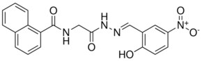 N-(2-(2-(2-HYDROXY-5-NITROBENZYLIDENE)HYDRAZINO)-2-OXOETHYL)-1-NAPHTHAMIDE AldrichCPR