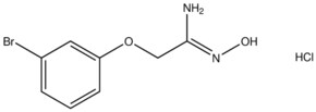 (1Z)-2-(3-bromophenoxy)-N'-hydroxyethanimidamide hydrochloride AldrichCPR