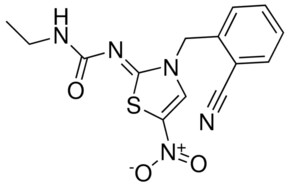 N-((2Z)-3-(2-cyanobenzyl)-5-nitro-1,3-thiazol-2(3H)-ylidene)-N'-ethylurea AldrichCPR