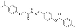 4-(2-((4-ISOPROPYLPHENOXY)ACETYL)CARBOHYDRAZONOYL)PHENYL 4-METHYLBENZOATE AldrichCPR