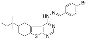 4-BROMOBENZALDEHYDE (6-TERT-PENTYL-5,6,7,8-TETRAHYDRO[1]BENZOTHIENO[2,3-D]PYRIMIDIN-4-YL)HYDRAZONE AldrichCPR