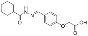 (4-(2-(CYCLOHEXYLCARBONYL)CARBOHYDRAZONOYL)PHENOXY)ACETIC ACID AldrichCPR