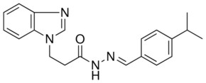 3-BENZOIMIDAZOL-1-YL-PROPIONIC ACID (4-ISOPROPYL-BENZYLIDENE)-HYDRAZIDE AldrichCPR