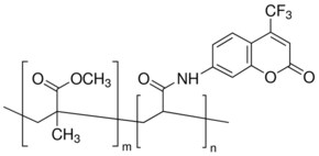 聚[甲基丙烯酸甲酯-co-(7-(4-三氟甲基)香豆素甲基丙烯酰胺)]