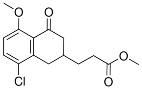 methyl 3-(8-chloro-5-methoxy-4-oxo-1,2,3,4-tetrahydro-2-naphthalenyl)propanoate AldrichCPR