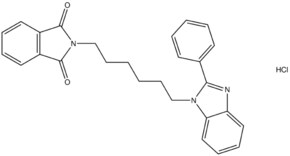 2-[6-(2-phenyl-1H-benzimidazol-1-yl)hexyl]-1H-isoindole-1,3(2H)-dione hydrochloride AldrichCPR