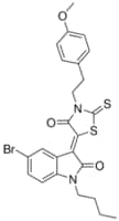 (3Z)-5-BROMO-1-BUTYL-3-{3-[2-(4-METHOXYPHENYL)ETHYL]-4-OXO-2-THIOXO-1,3-THIAZOLIDIN-5-YLIDENE}-1,3-DIHYDRO-2H-INDOL-2-ONE AldrichCPR