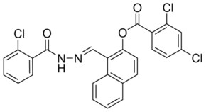1-(2-(2-CHLOROBENZOYL)CARBOHYDRAZONOYL)-2-NAPHTHYL 2,4-DICHLOROBENZOATE AldrichCPR