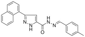 5-NAPHTHALEN-1-YL-2H-PYRAZOLE-3-CARBOXYLIC ACID (4-METHYL-BENZYLIDENE)-HYDRAZIDE AldrichCPR