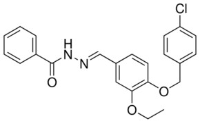 N'-(4-((4-CHLOROBENZYL)OXY)-3-ETHOXYBENZYLIDENE)BENZOHYDRAZIDE AldrichCPR