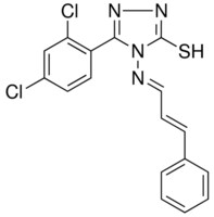 5-(2,4-DICHLOROPHENYL)-4-{[(E,2E)-3-PHENYL-2-PROPENYLIDENE]AMINO}-4H-1,2,4-TRIAZOL-3-YL HYDROSULFIDE AldrichCPR