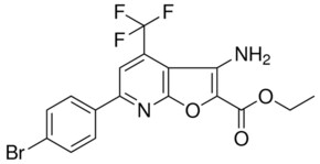ET 3-AMINO-6-(4-BR-PHENYL)-4-(TRIFLUOROMETHYL)FURO(2,3-B)PYRIDINE-2-CARBOXYLATE AldrichCPR