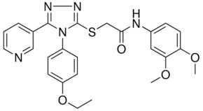 N-(3,4-DIMETHOXYPHENYL)-2-{[4-(4-ETHOXYPHENYL)-5-(3-PYRIDINYL)-4H-1,2,4-TRIAZOL-3-YL]SULFANYL}ACETAMIDE AldrichCPR