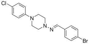 (4-BROMO-BENZYLIDENE)-(4-(4-CHLORO-PHENYL)-PIPERAZIN-1-YL)-AMINE AldrichCPR