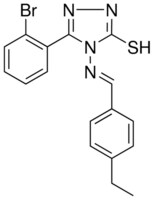 5-(2-BROMOPHENYL)-4-((4-ETHYLBENZYLIDENE)AMINO)-4H-1,2,4-TRIAZOLE-3-THIOL AldrichCPR