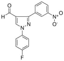 1-(4-FLUOROPHENYL)-3-(3-NITROPHENYL)-1H-PYRAZOLE-4-CARBALDEHYDE AldrichCPR