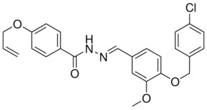 4-(ALLYLOXY)-N'-(4-((4-CHLOROBENZYL)OXY)-3-METHOXYBENZYLIDENE)BENZOHYDRAZIDE AldrichCPR