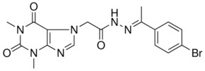 N'-[(E)-1-(4-BROMOPHENYL)ETHYLIDENE]-2-(1,3-DIMETHYL-2,6-DIOXO-1,2,3,6-TETRAHYDRO-7H-PURIN-7-YL)ACETOHYDRAZIDE AldrichCPR