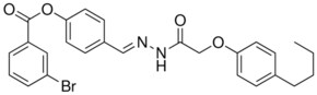 4-(2-((4-BUTYLPHENOXY)ACETYL)CARBOHYDRAZONOYL)PHENYL 3-BROMOBENZOATE AldrichCPR