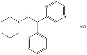 2-[1-phenyl-2-(1-piperidinyl)ethyl]pyrazine hydrochloride AldrichCPR