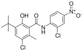 3-TERT-BUTYL-5-CHLORO-N-(2-CHLORO-4-NITRO-PHENYL)-2-HYDROXY-6-METHYL-BENZAMIDE AldrichCPR