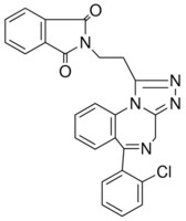 2-{2-[6-(2-chlorophenyl)-4H-[1,2,4]triazolo[4,3-a][1,4]benzodiazepin-1-yl]ethyl}-1H-isoindole-1,3(2H)-dione AldrichCPR
