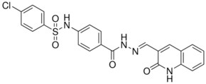 4-CHLORO-N-[4-({(2E)-2-[(2-OXO-1,2-DIHYDRO-3-QUINOLINYL)METHYLENE]HYDRAZINO}CARBONYL)PHENYL]BENZENESULFONAMIDE AldrichCPR