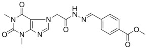 METHYL 4-((E)-{[(1,3-DIMETHYL-2,6-DIOXO-1,2,3,6-TETRAHYDRO-7H-PURIN-7-YL)ACETYL]HYDRAZONO}METHYL)BENZOATE AldrichCPR