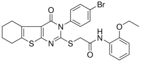 2-{[3-(4-BROMOPHENYL)-4-OXO-3,4,5,6,7,8-HEXAHYDRO[1]BENZOTHIENO[2,3-D]PYRIMIDIN-2-YL]SULFANYL}-N-(2-ETHOXYPHENYL)ACETAMIDE AldrichCPR