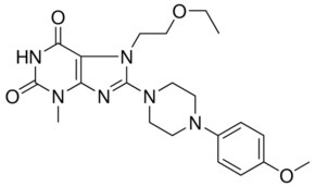 7-(2-ETHOXYETHYL)-8-[4-(4-METHOXYPHENYL)-1-PIPERAZINYL]-3-METHYL-3,7-DIHYDRO-1H-PURINE-2,6-DIONE AldrichCPR
