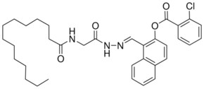 1-(2-((TETRADECANOYLAMINO)ACETYL)CARBOHYDRAZONOYL)-2-NAPHTHYL 2-CHLOROBENZOATE AldrichCPR