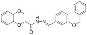 N'-(3-(BENZYLOXY)BENZYLIDENE)-2-(2-METHOXYPHENOXY)ACETOHYDRAZIDE AldrichCPR