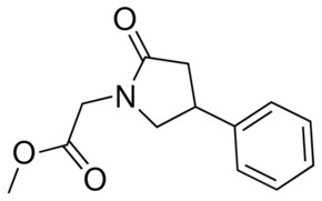 methyl (2-oxo-4-phenyl-1-pyrrolidinyl)acetate AldrichCPR