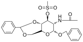 BENZYL 2-(ACETYLAMINO)-4,6-O-BENZYLIDENE-2-DEOXY-3-O-(METHYLSULFONYL)-ALPHA-L-GLUCOPYRANOSIDE AldrichCPR