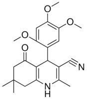2,7,7-TRI-ME-5-OXO-4-(2,4,5-TRI-MEO-PH)-1,4,5,6,7,8-6H-QUINOLINE-3-CARBONITRILE AldrichCPR