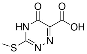 3-(methylsulfanyl)-5-oxo-4,5-dihydro-1,2,4-triazine-6-carboxylic acid AldrichCPR