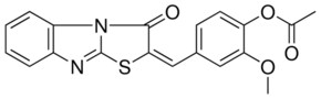 2-METHOXY-4-[(E)-(3-OXO[1,3]THIAZOLO[3,2-A]BENZIMIDAZOL-2(3H)-YLIDENE)METHYL]PHENYL ACETATE AldrichCPR