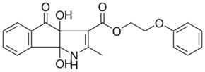 2-PHENOXYETHYL 3A,8B-DIHYDROXY-2-METHYL-4-OXO-1,3A,4,8B-TETRAHYDROINDENO[1,2-B]PYRROLE-3-CARBOXYLATE AldrichCPR