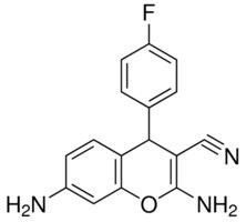 2,7-DIAMINO-4-(4-FLUORO-PHENYL)-4H-CHROMENE-3-CARBONITRILE AldrichCPR