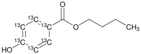 丁基 4-羟基苯甲酸酯-环-13C 溶液 10&#160;&#956;g/mL in acetone, analytical standard