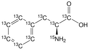 L-苯丙氨酸-13C9,15N 98 atom % 15N, 98 atom % 13C, 95% (CP), 97% (Chiral Purity)