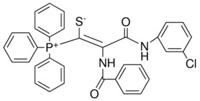 (1E)-2-(BENZOYLAMINO)-3-(3-CHLOROANILINO)-3-OXO-1-(TRIPHENYLPHOSPHONIO)-1-PROPENE-1-THIOLATE AldrichCPR