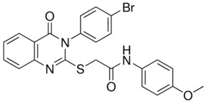 2-((3-(4-BR-PH)-4-OXO-3,4-DIHYDRO-2-QUINAZOLINYL)THIO)-N-(4-MEO-PH)ACETAMIDE AldrichCPR