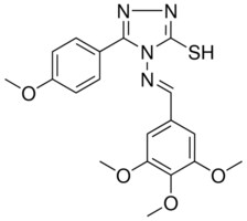 5-(4-MEO-PH)-4-((3,4,5-TRIMETHOXYBENZYLIDENE)AMINO)-4H-1,2,4-TRIAZOLE-3-THIOL AldrichCPR