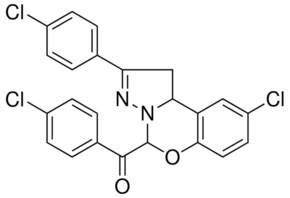 [9-CHLORO-2-(4-CHLOROPHENYL)-1,10B-DIHYDROPYRAZOLO[1,5-C][1,3]BENZOXAZIN-5-YL](4-CHLOROPHENYL)METHANONE AldrichCPR